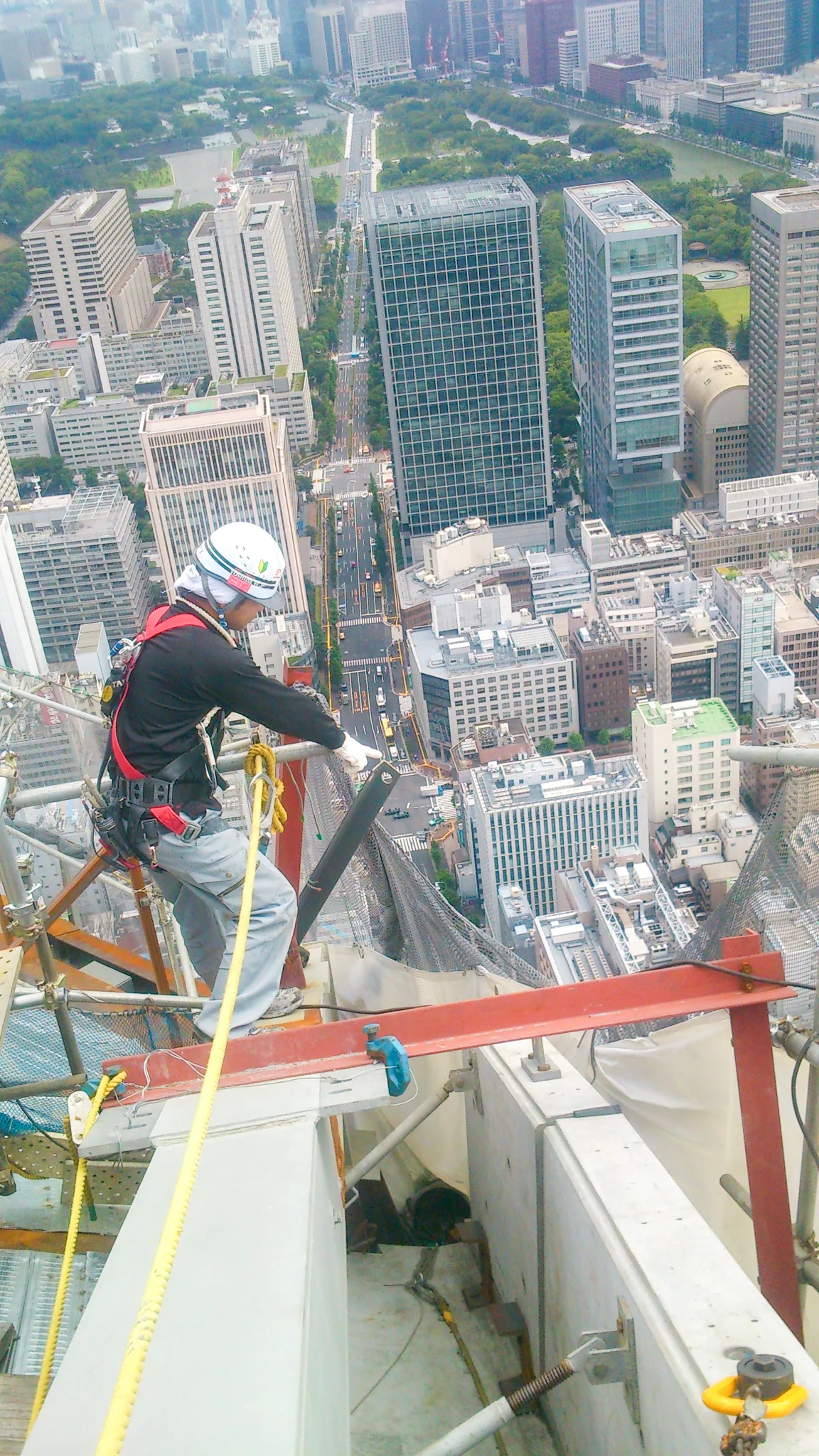 ビル・マンション修繕工事の施工風景