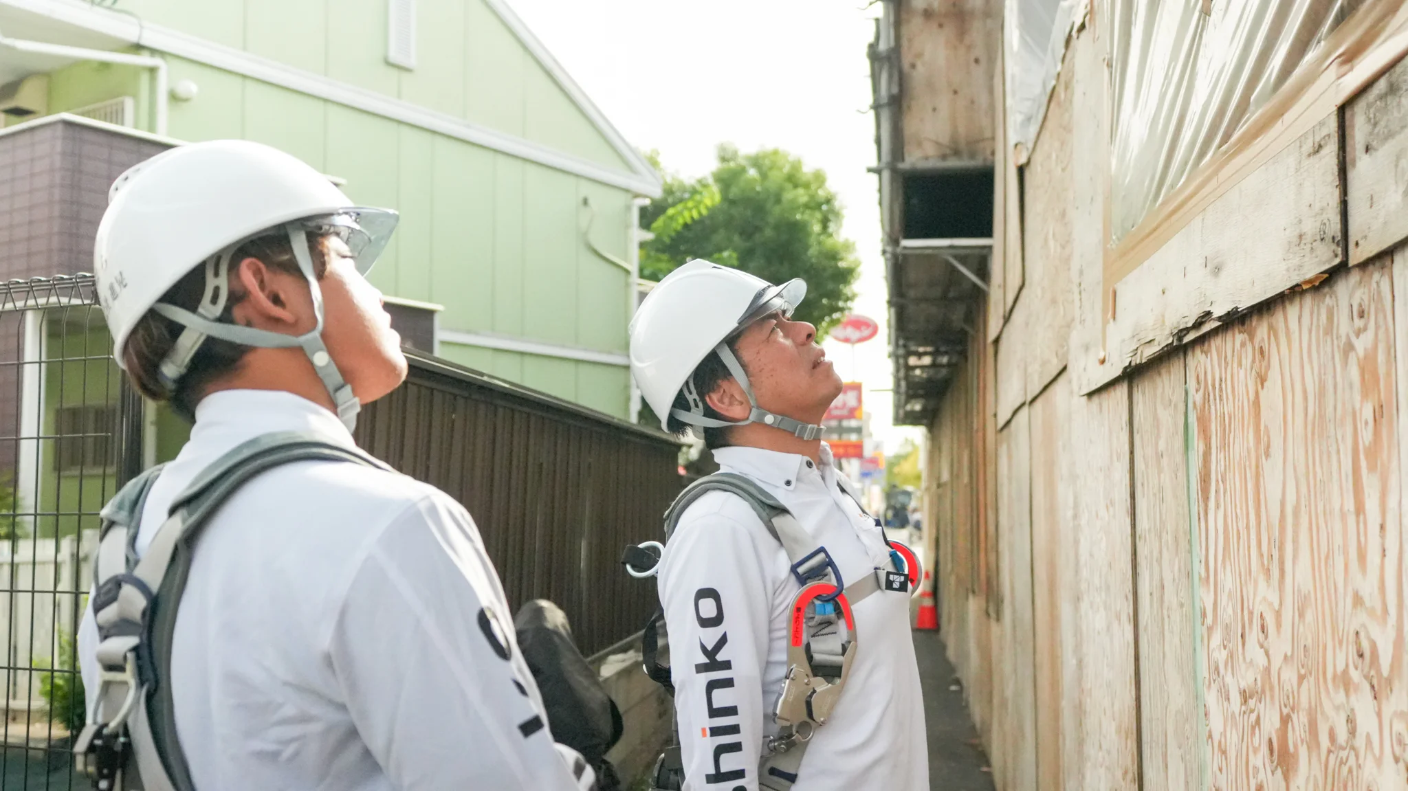 進晃の施工事例1 - 止水工事の施工現場