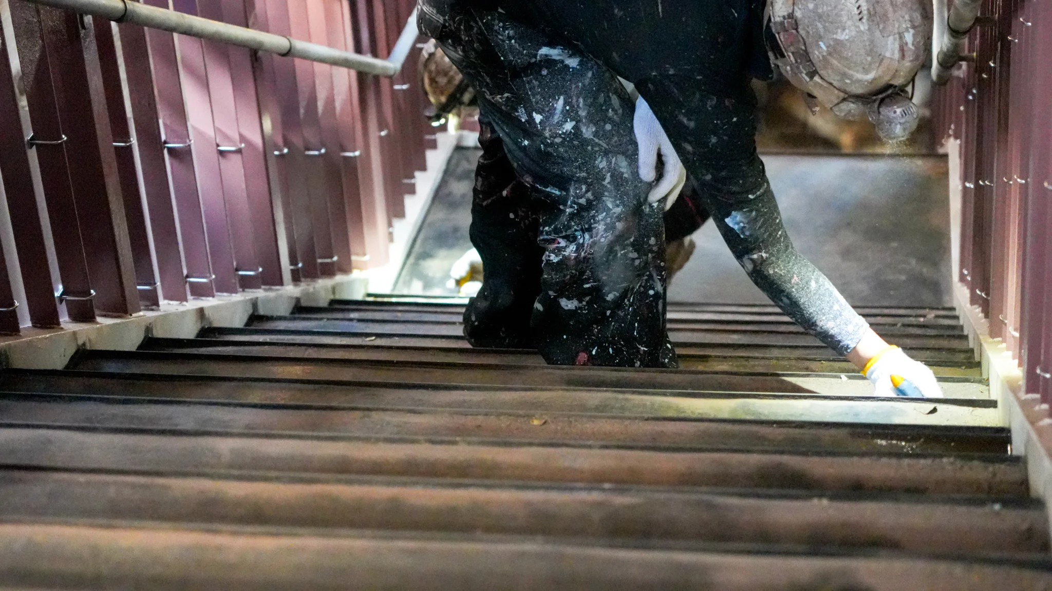 進晃の施工事例1 - 止水工事の施工現場